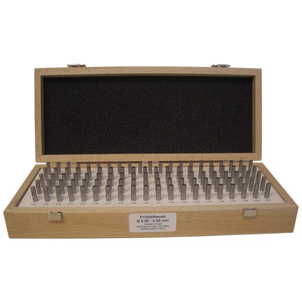 Test pin sets DIN 2269 9-10mm graduation:0.01 101 pieces